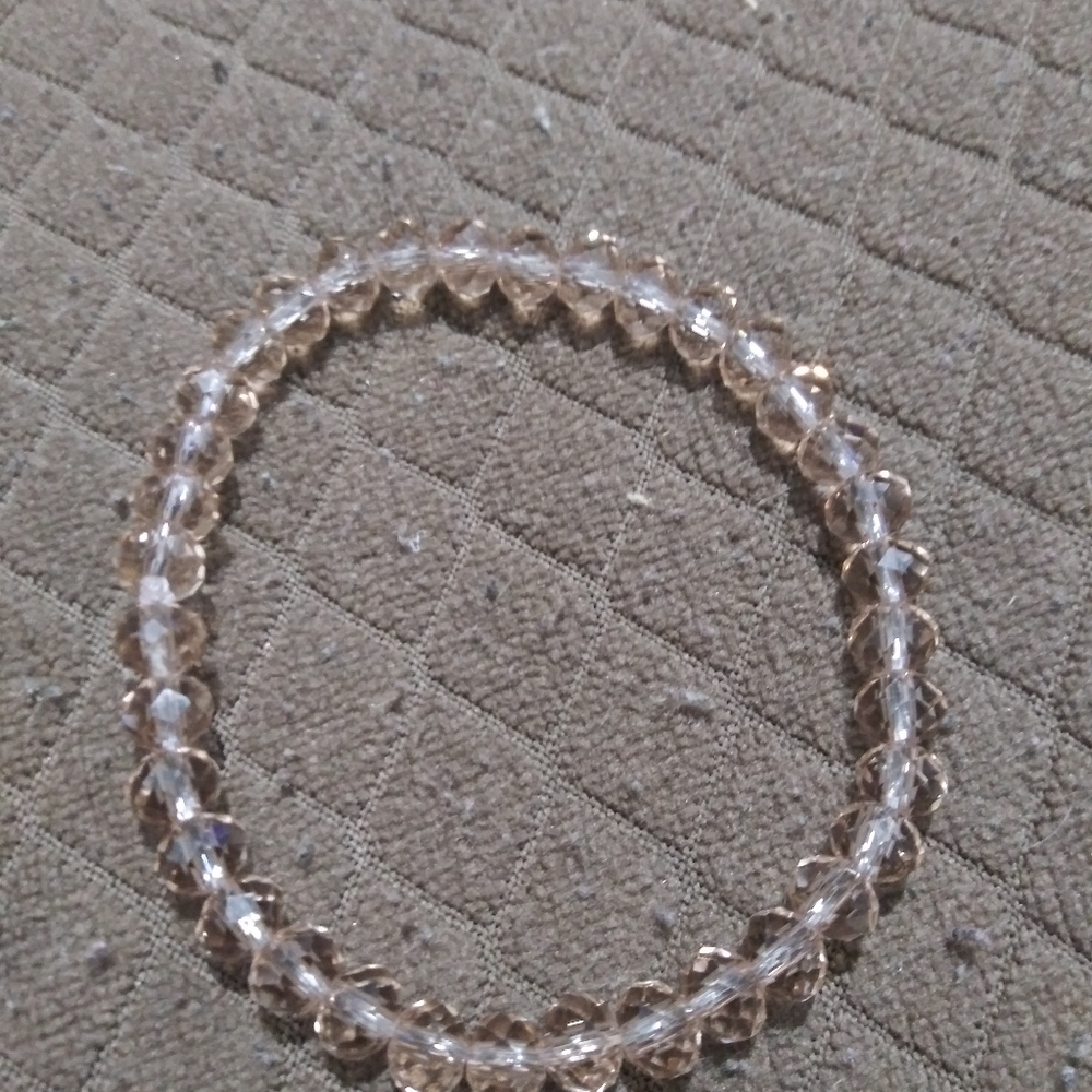 Crystal beaded bracelet